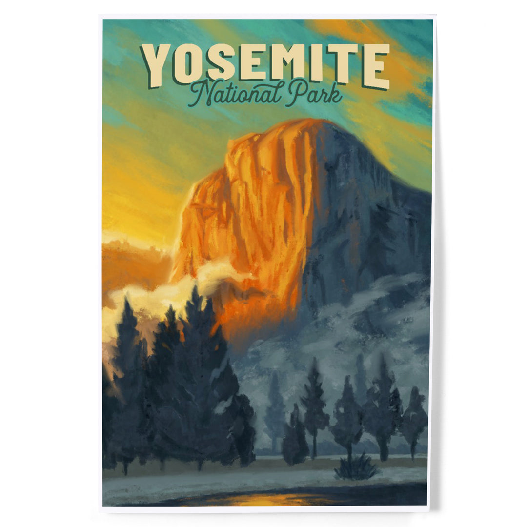 Yosemite National Park, California, Oil Painting, El Capitan, Art & Giclee Prints