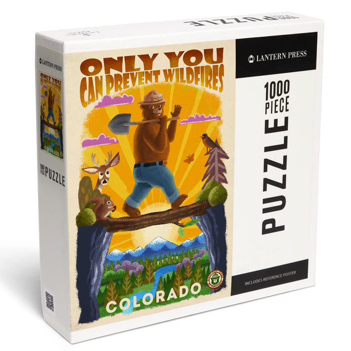 Colorado, Smokey Bear and Friends, Only You, Mid-Century Inspired, Officially Licensed, Jigsaw Puzzle