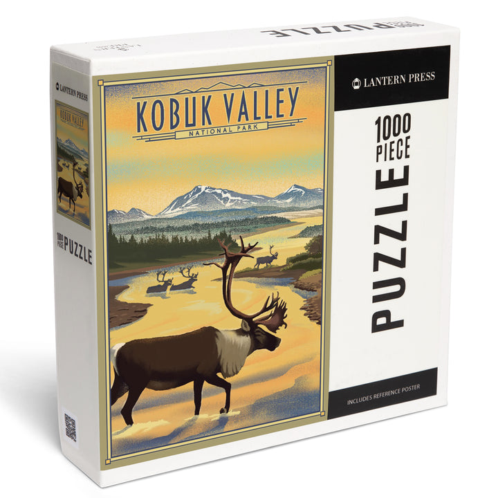 Kobuk Valley National Park, Alaska, Lithograph, 1000 Piece Jigsaw Puzzle