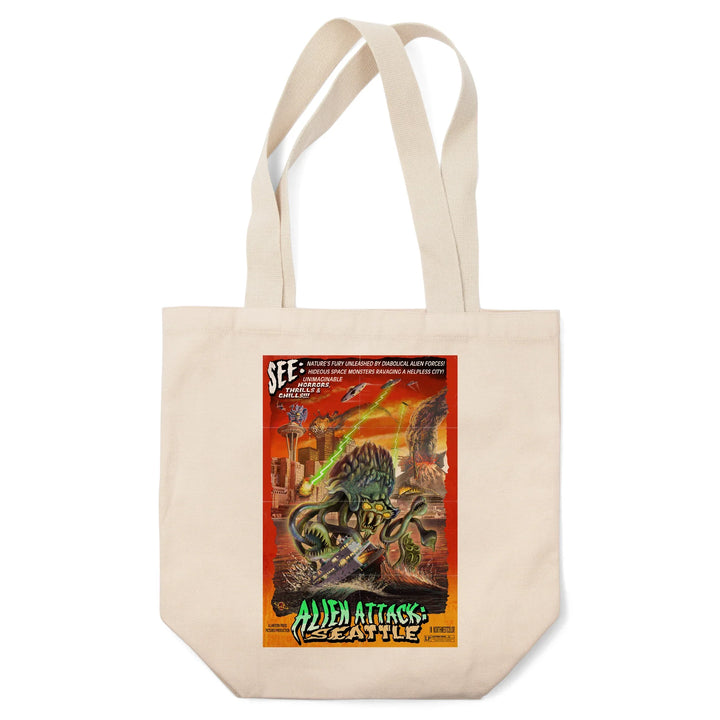 Seattle Alien Attack, Tote Bag