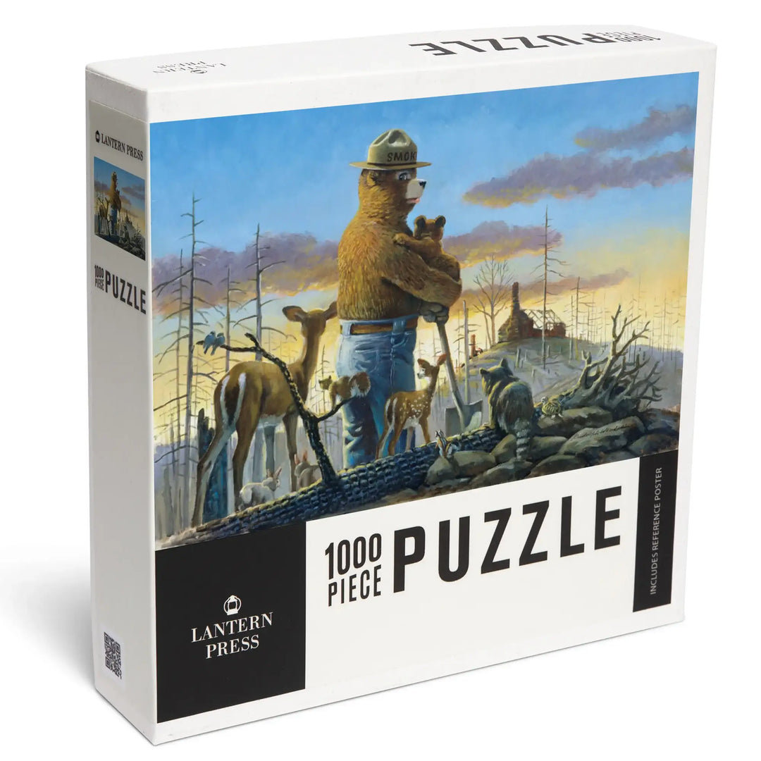 Smokey Bear, Among the Homeless, Help Prevent Destructive Forest Fires, Jigsaw Puzzle