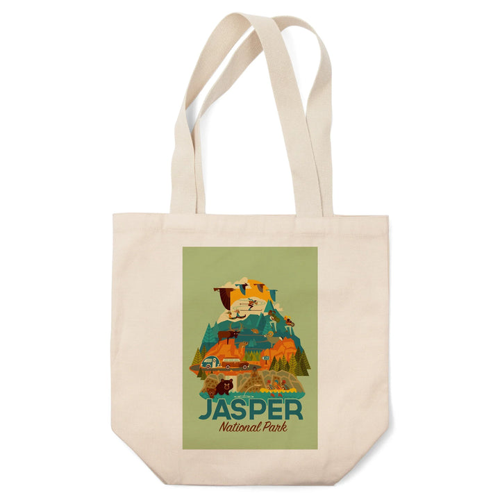 Jasper National Park, Canada, Geometric,, Tote Bag
