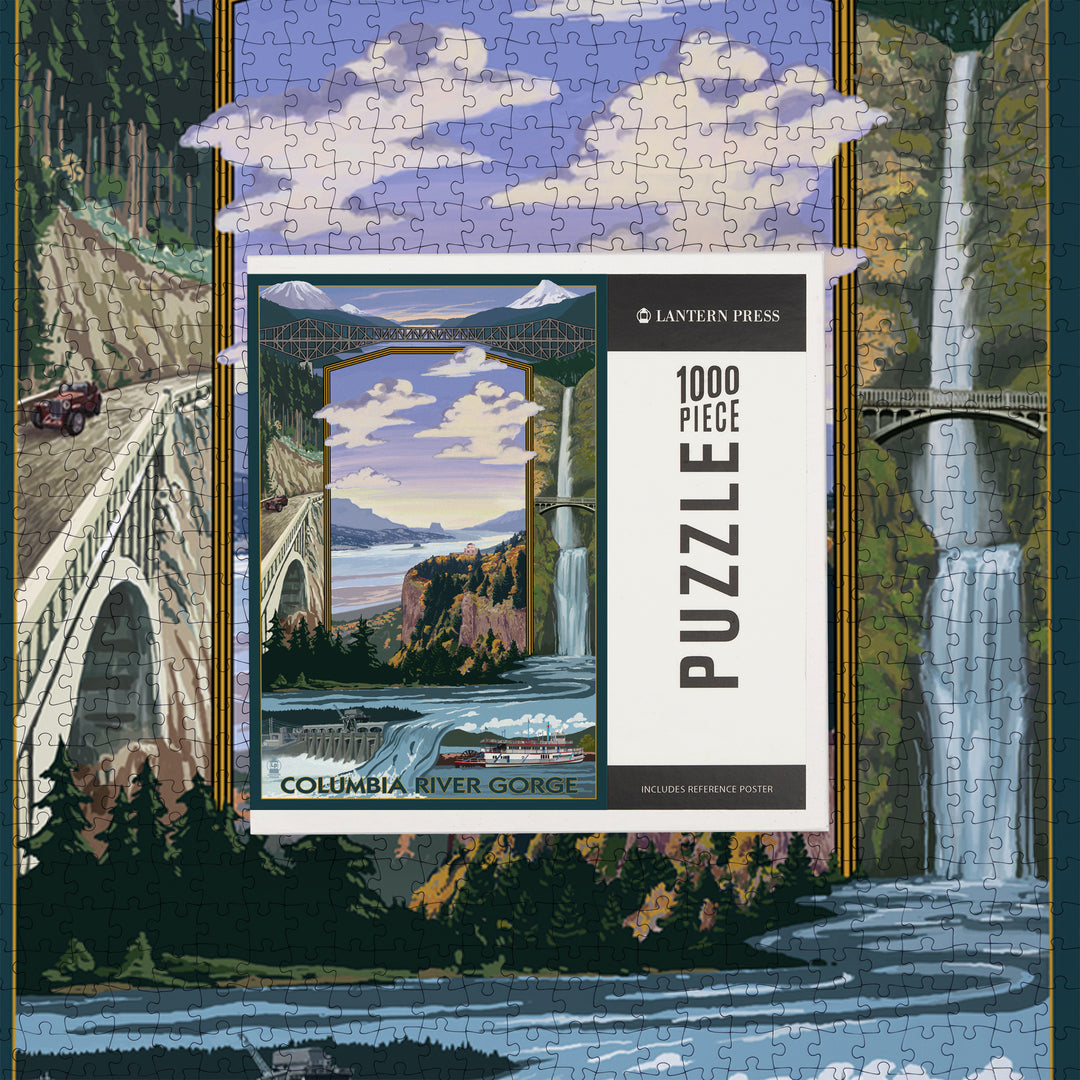 Columbia River Gorge Views, Jigsaw Puzzle