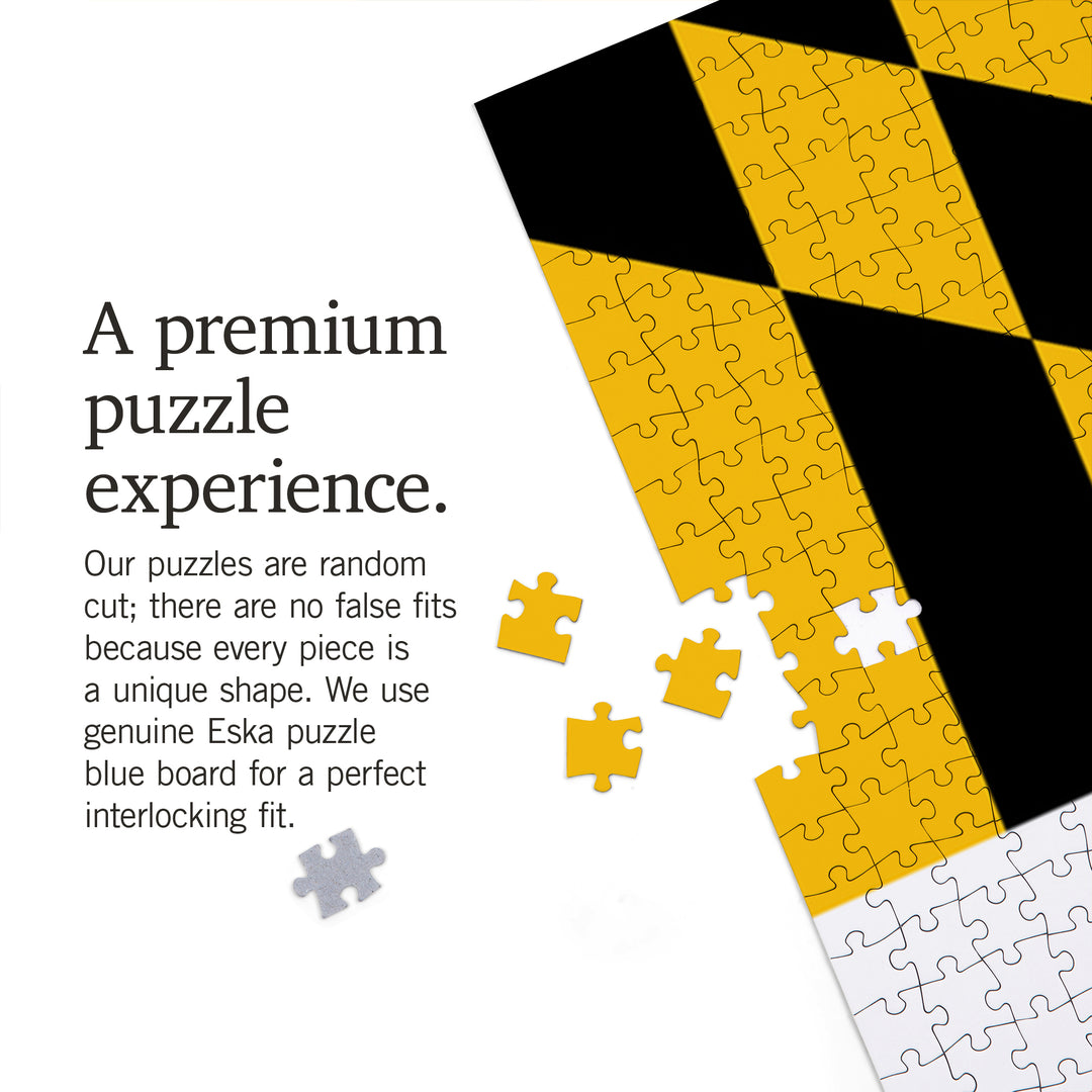 Maryland, State Flag, 1000 Piece Jigsaw Puzzle