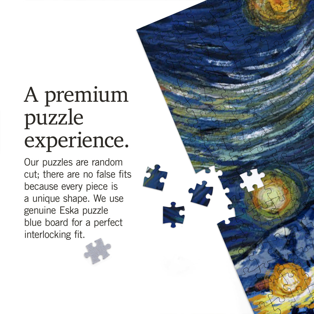 Michigan, Starry Night, Ski, Jigsaw Puzzle