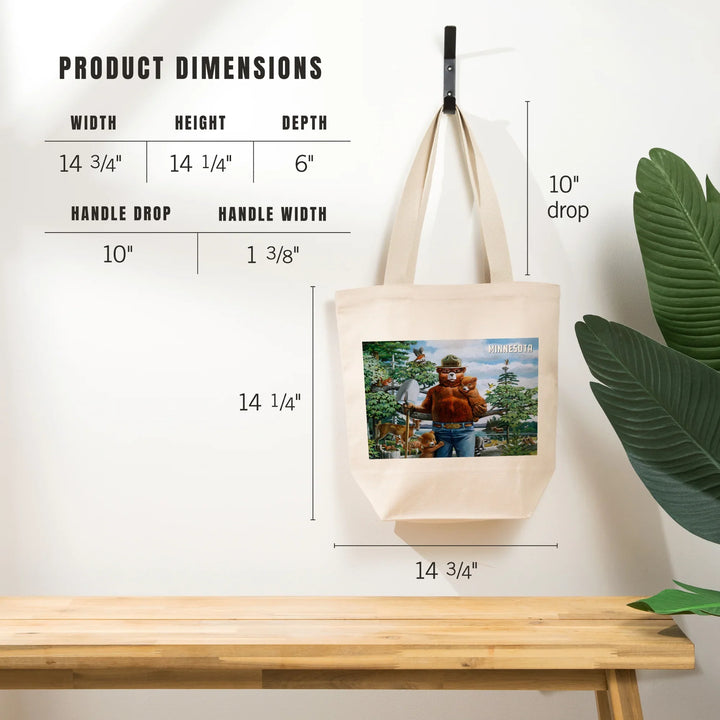 Minnesota, Smokey Bear, Smokey Says, Prevent Wildfires, Tote Bag