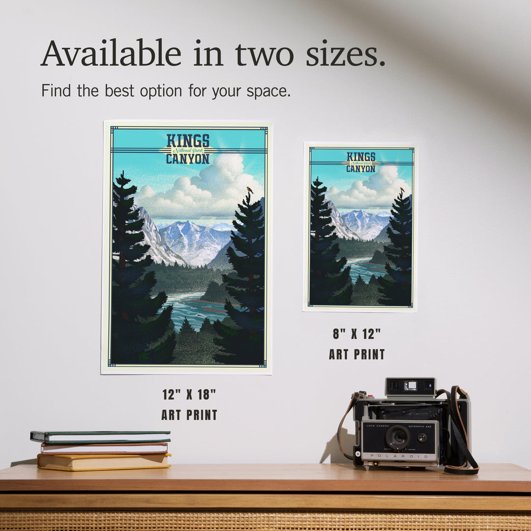 Kings Canyon National Park, Lithograph, Art & Giclee Prints