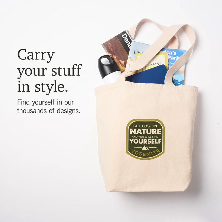 Yosemite National Park, California, Yosemite Lakes, Simply Said,, Tote Bag