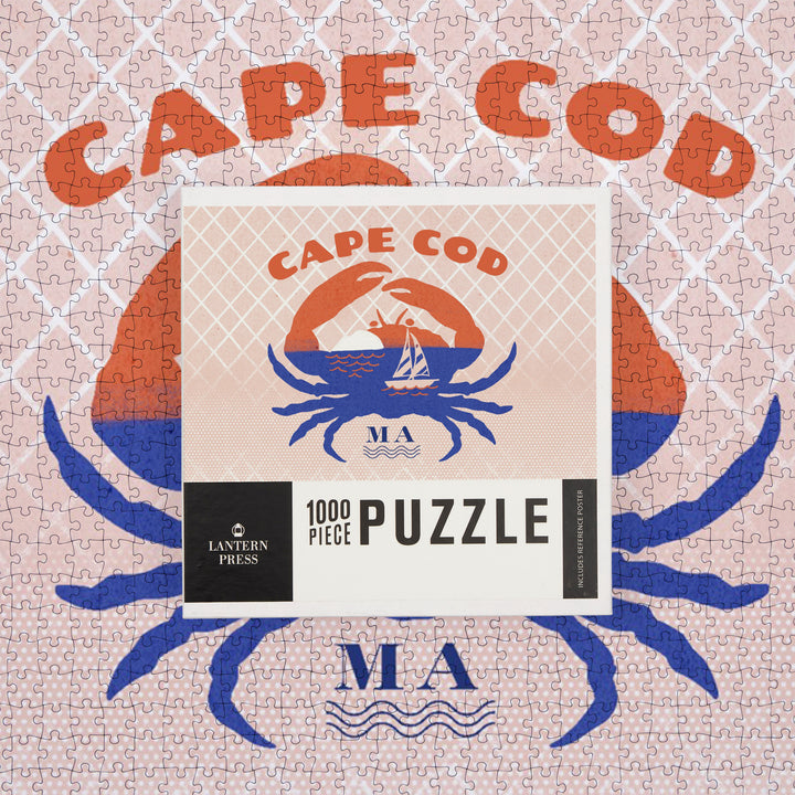 Cape Cod, Massachusetts, Dockside Series, Crab, 1000 Piece Jigsaw Puzzle