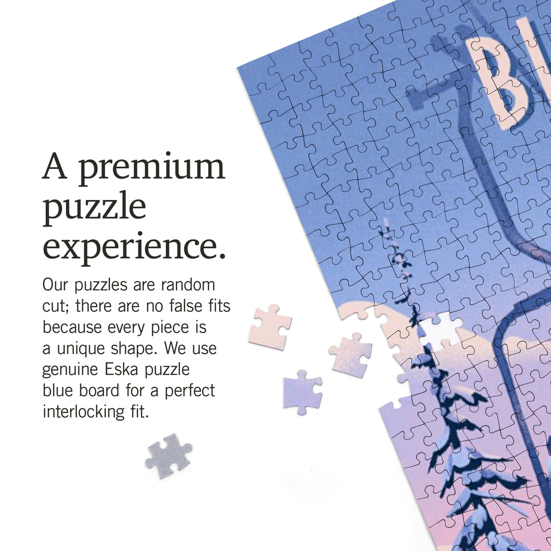 Big Sky, Montana, Chill on the Uphill, Ski Lift, Jigsaw Puzzle