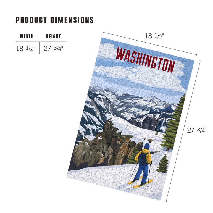 Washington, Painterly, Enjoy The View, 1000 Piece Jigsaw Puzzle