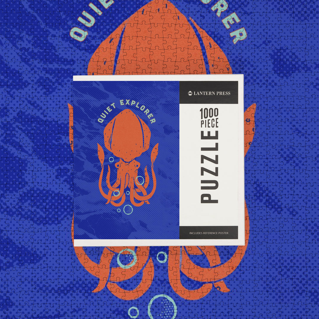 Dockside Collection, Quiet Explorer, Squid, 1000 Piece Jigsaw Puzzle