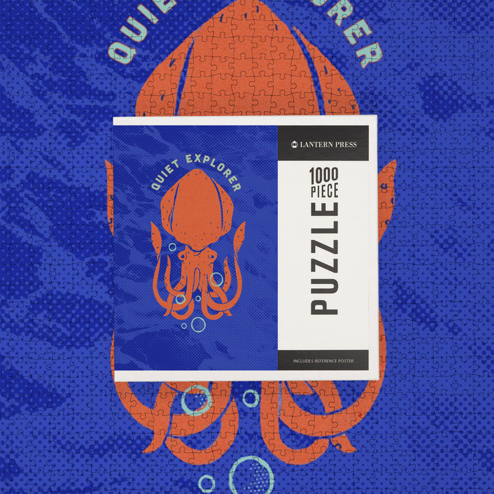 Dockside Collection, Quiet Explorer, Squid, 1000 Piece Jigsaw Puzzle