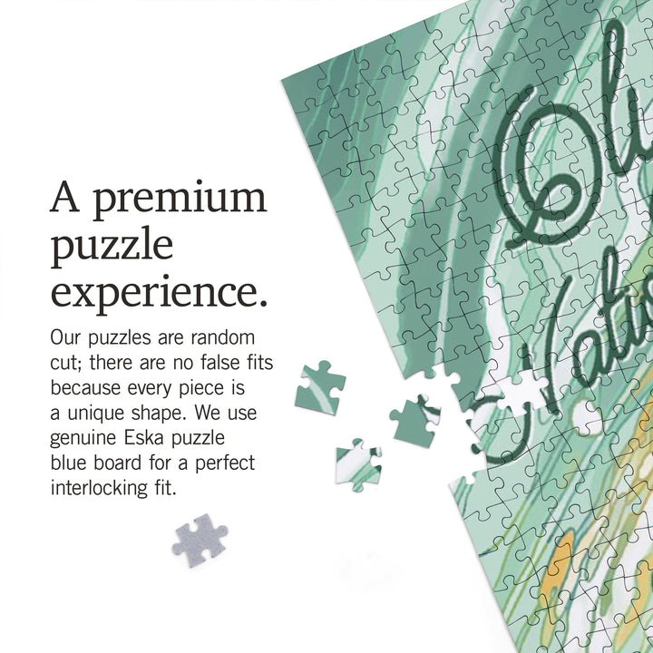 Olympic National Park, Washington, Get Outside Series, Underwater Trout with Dry Fly, 1000 Piece Jigsaw Puzzle