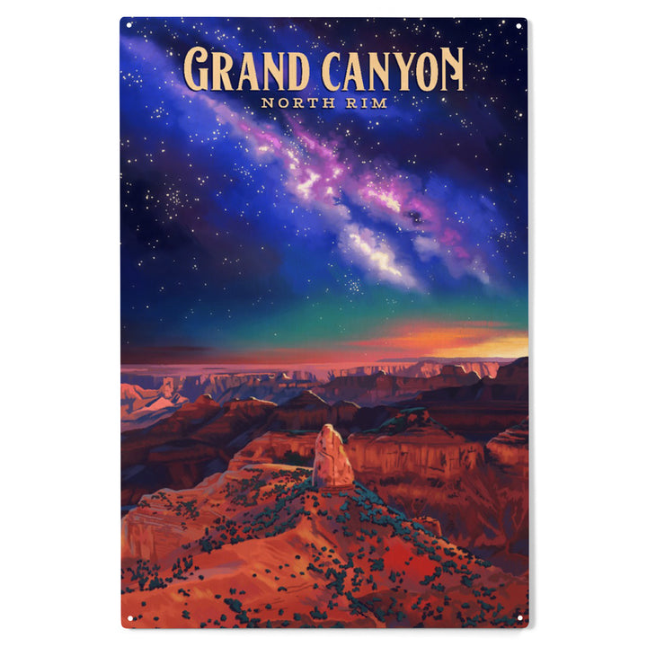 North Rim, Arizona, Oil Painting, Grand Canyon, Wood Sign and Postcards