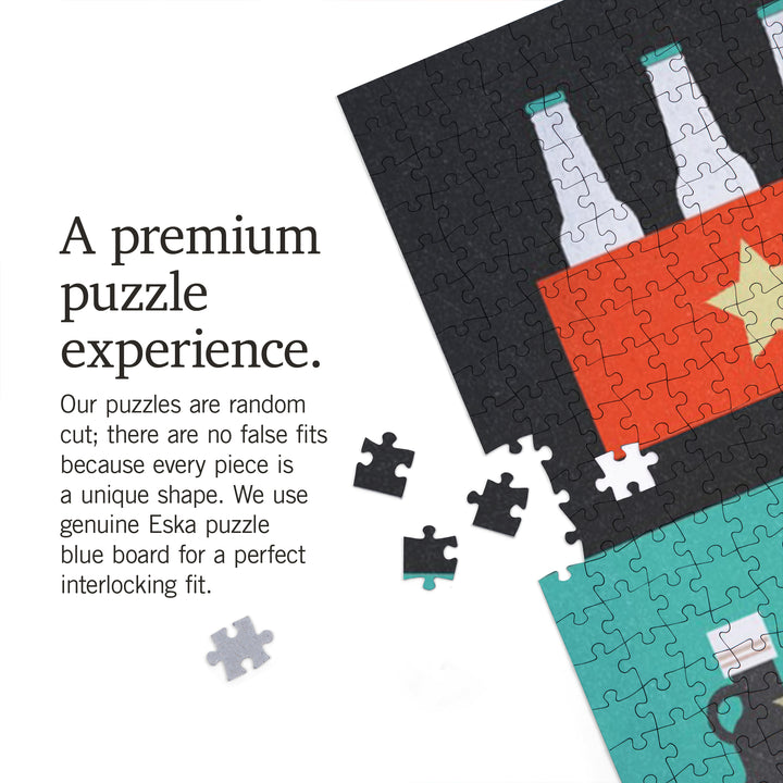 Beer Understands, Collage, Beer Sentiment, Jigsaw Puzzle