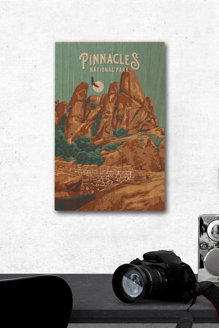 Pinnacles National Park, California, Painterly National Park Series, Wood Signs and Postcards