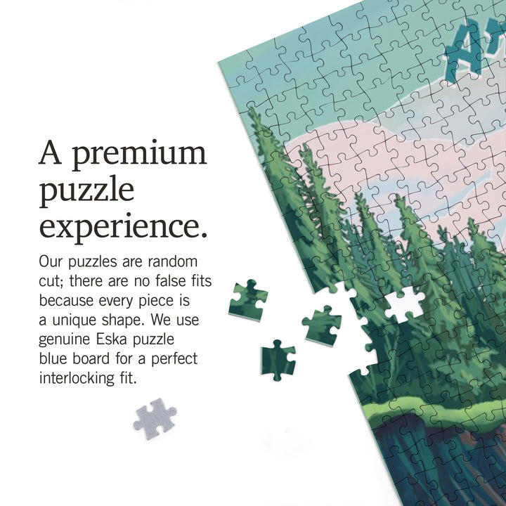 Arizona, Seek Adventure, River Rafting, Evergreens, Jigsaw Puzzle