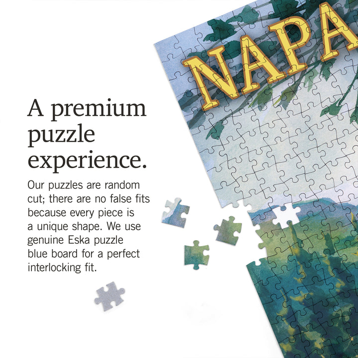 Napa Valley, California, Wine Country, Jigsaw Puzzle