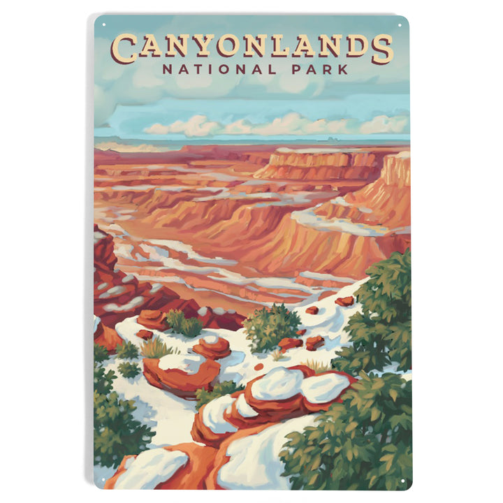 Canyonlands National Park, Utah, Oil Painting, Metal Signs