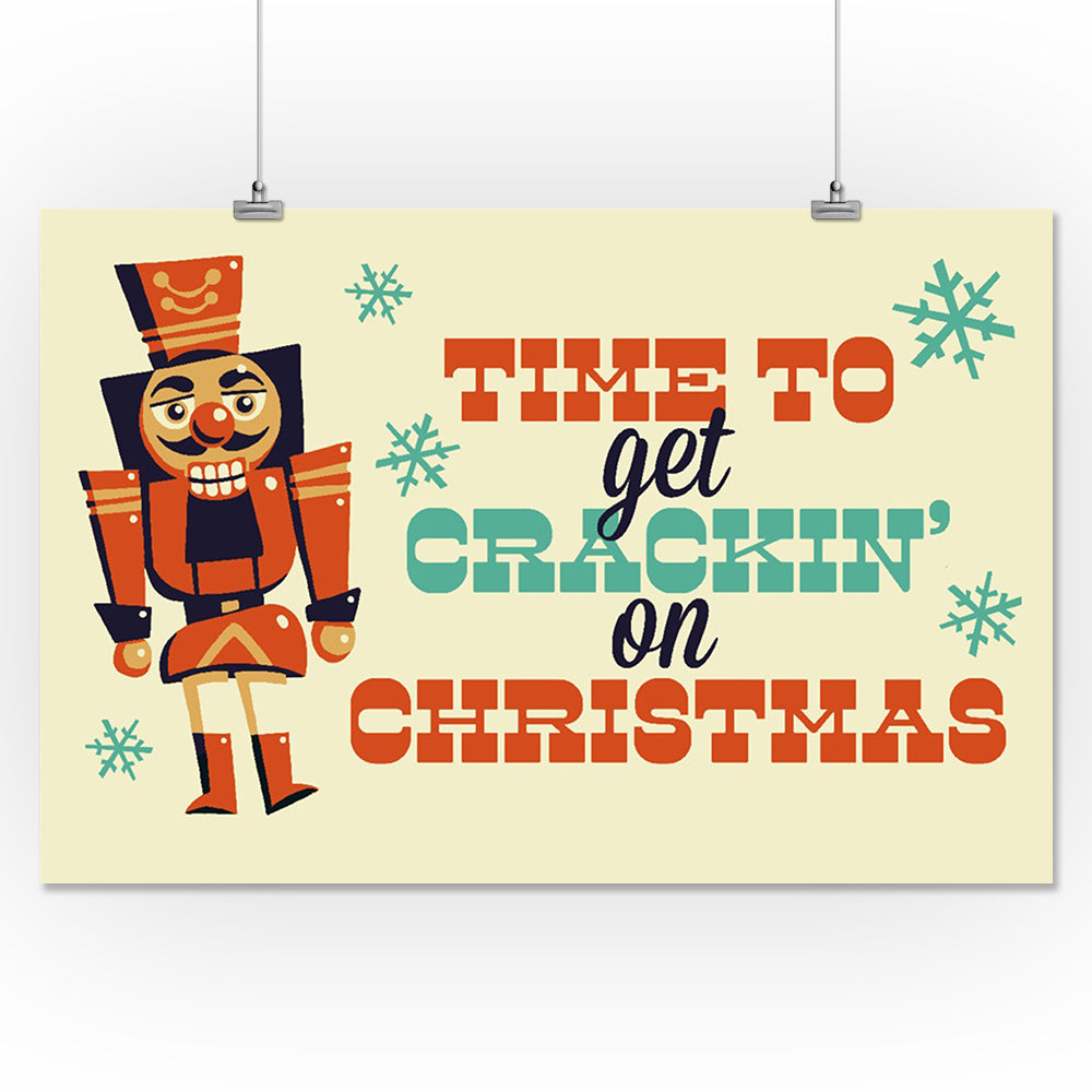 Nutcracker, Retro Christmas, Art & Giclee Prints