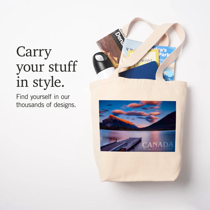 Banff National Park, Canada, Lake Vermillion, Photography, Tote Bag