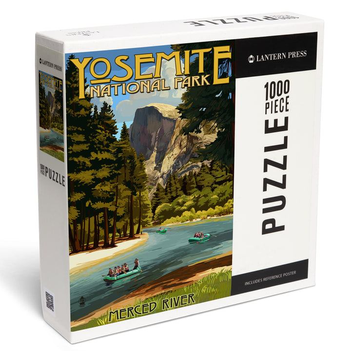 Yosemite National Park, California, Merced River Rafting, Jigsaw Puzzle