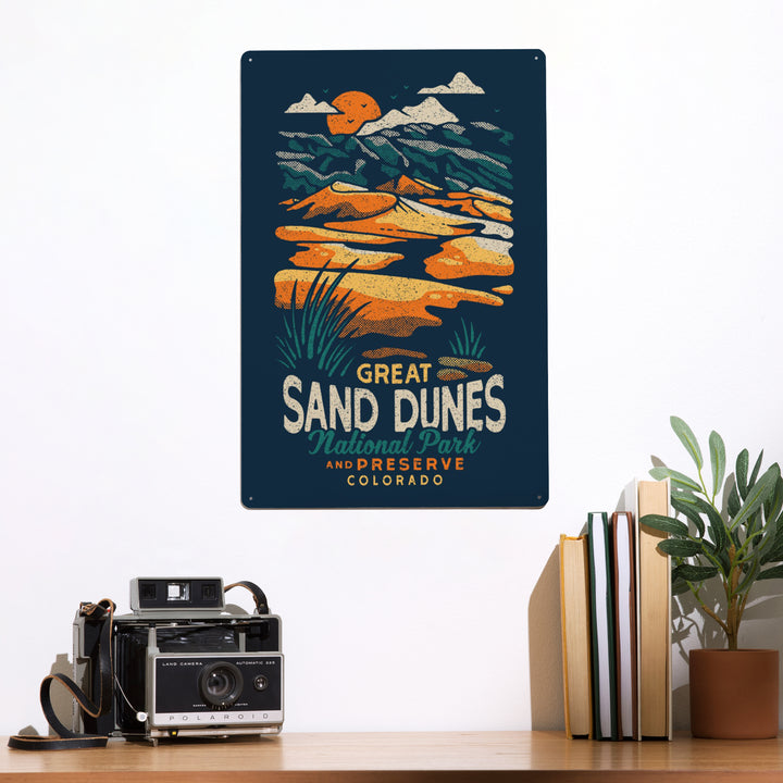 Colorado, Great Sand Dunes National Park and Preserve, Distressed, Metal Signs