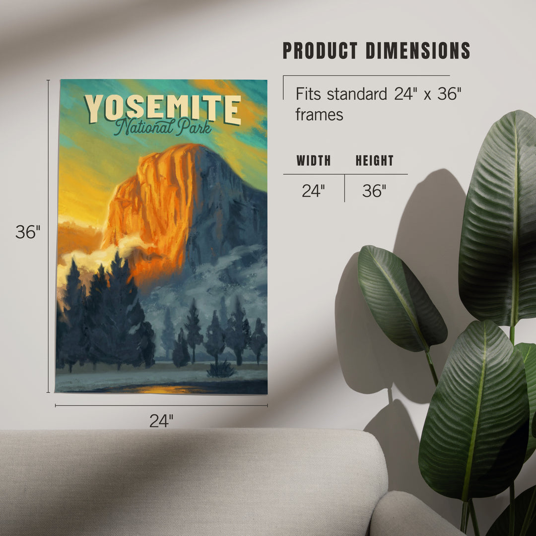 Yosemite National Park, California, Oil Painting, El Capitan, Art & Giclee Prints