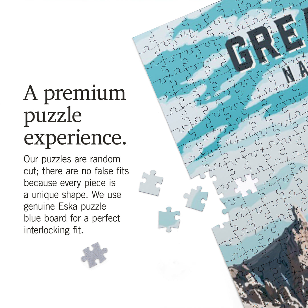 Great Basin National Park, Nevada, Painterly National Park Series, Jigsaw Puzzle