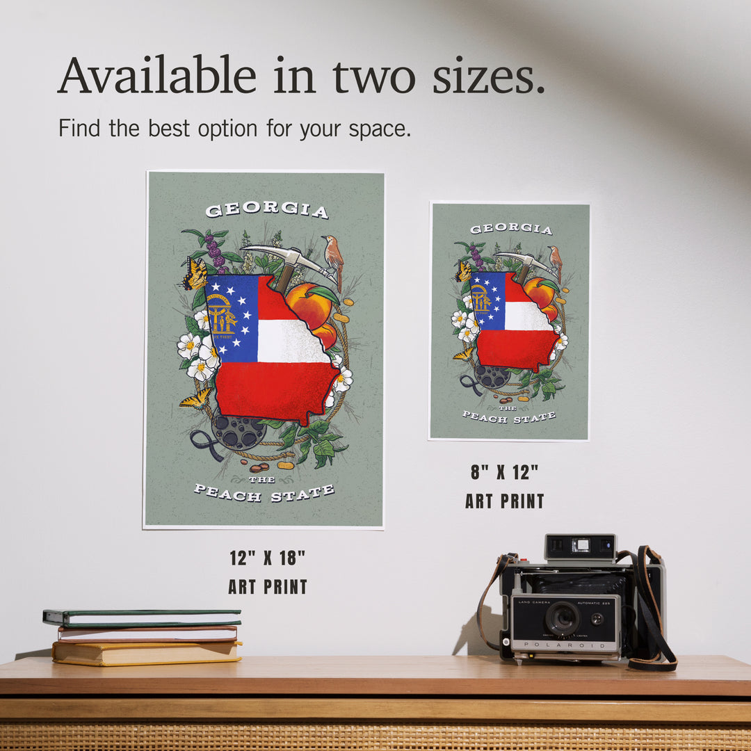 Georgia, State Treasure Trove, Art & Giclee Prints
