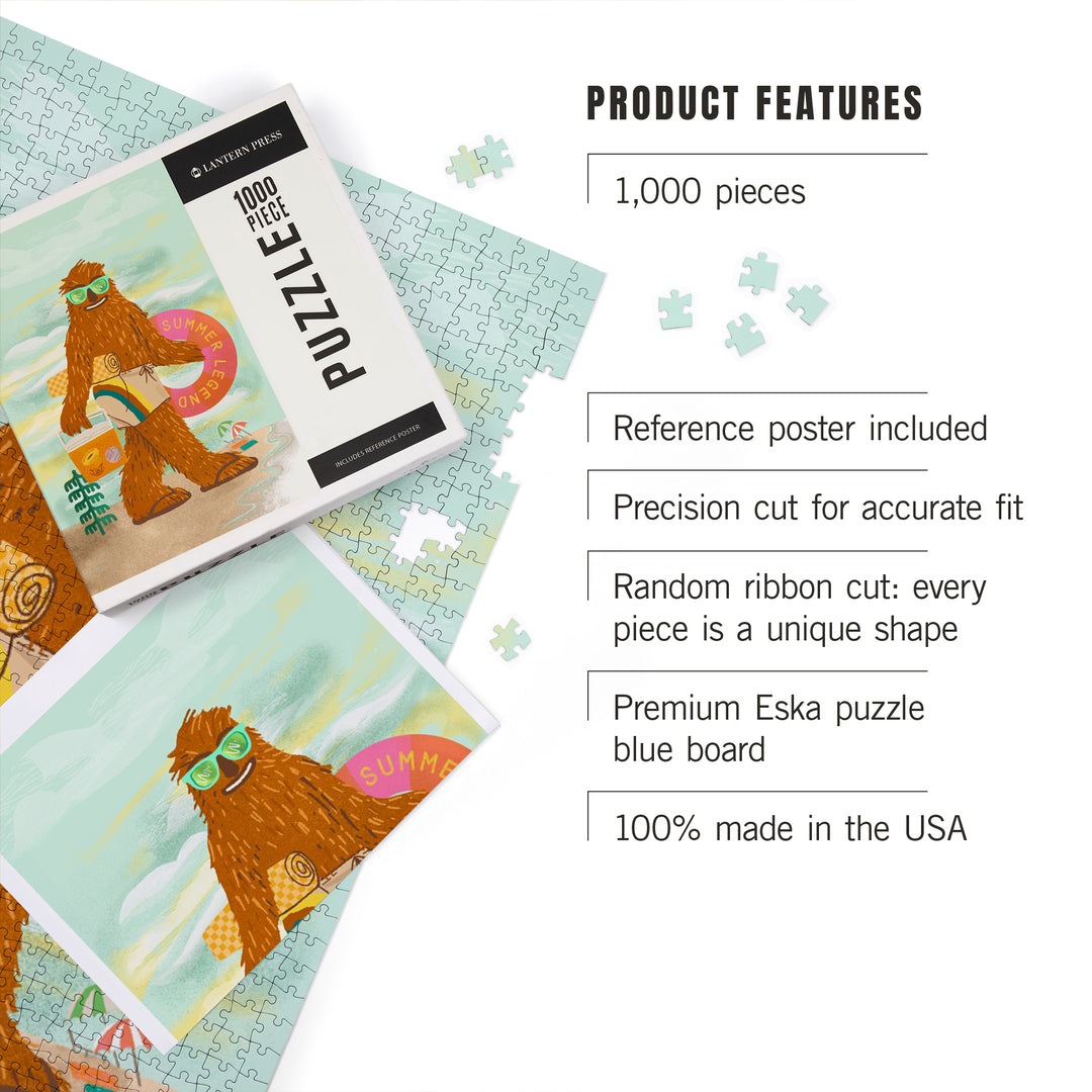Summer Legend, Bigfoot, 1000 Piece Jigsaw Puzzle