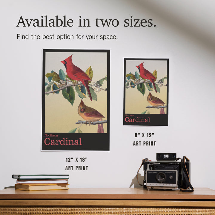 Audubon Birds of North America, Cardinal, Art & Giclee Prints