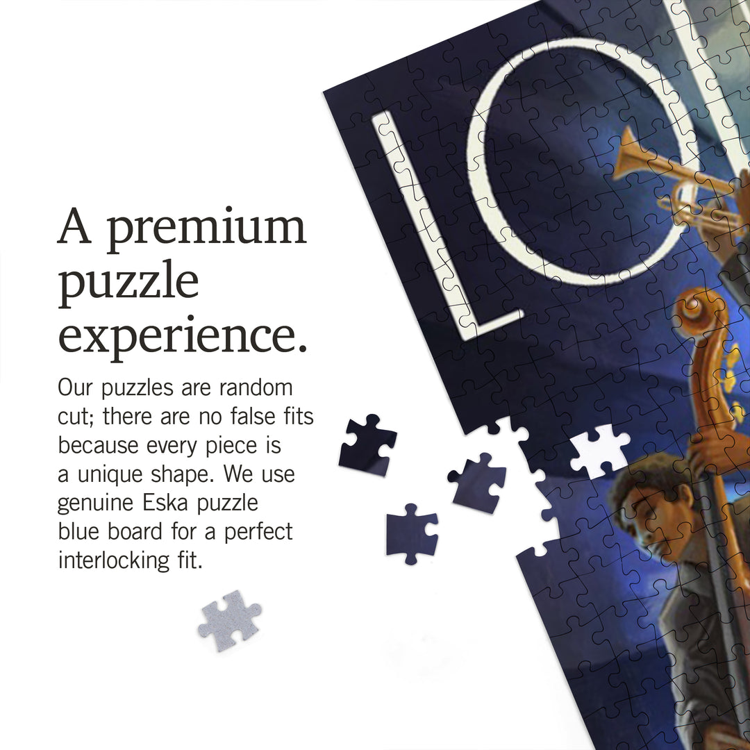 Louisiana, Birthplace of Jazz, Jigsaw Puzzle