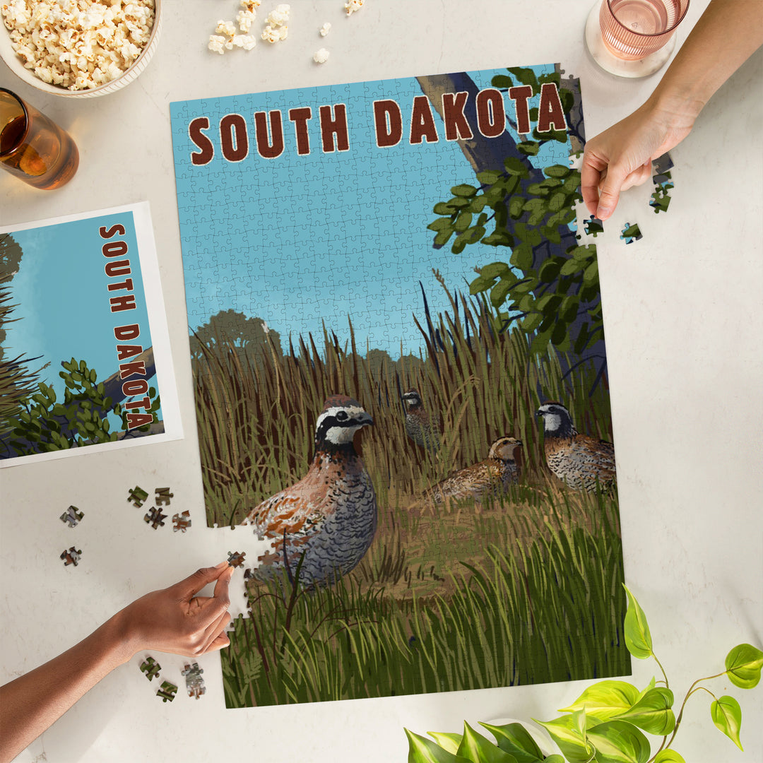 South Dakota, Pheasants, Jigsaw Puzzle