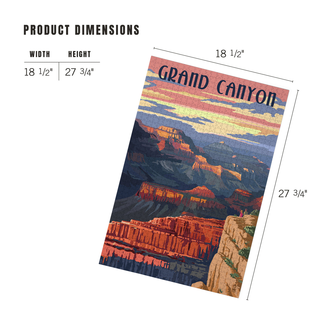Grand Canyon National Park, Arizona, Sunset View, Jigsaw Puzzle