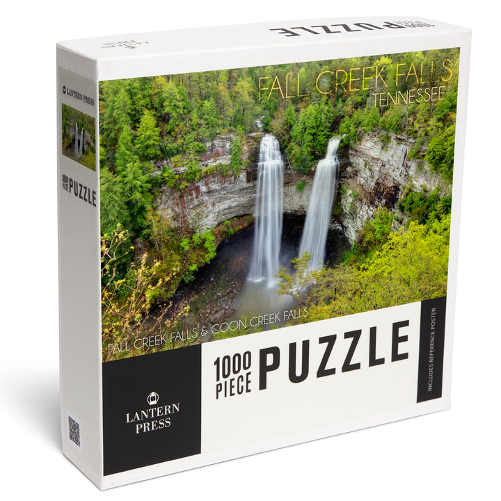 Fall Creek Falls State Park, Tennessee, Fall Creek and Coon Creek Falls, Jigsaw Puzzle