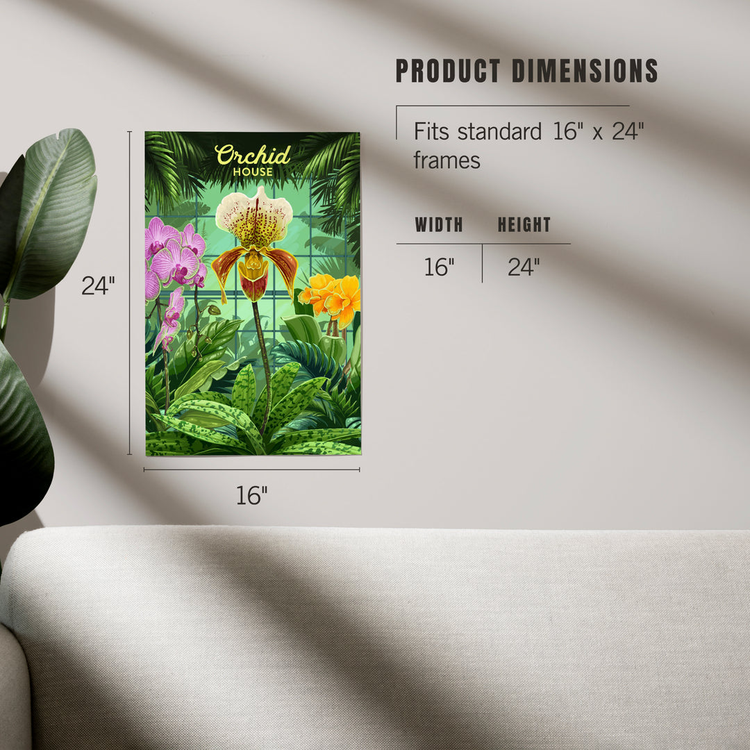 Painterly, Orchid House, Art & Giclee Prints