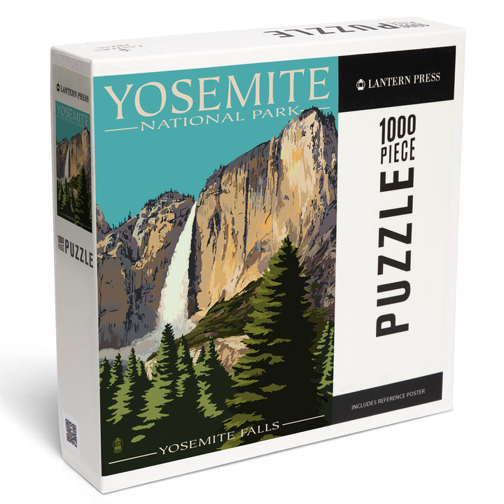 Yosemite National Park, California, Yosemite Falls, Jigsaw Puzzle