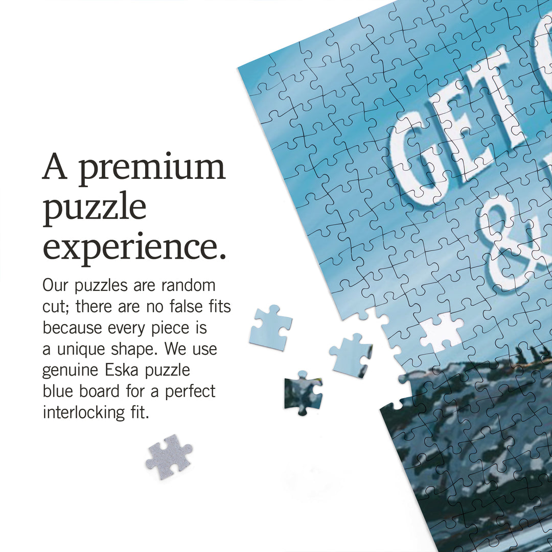 New Hampshire, Get Out and Hike, 1000 Piece Jigsaw Puzzle