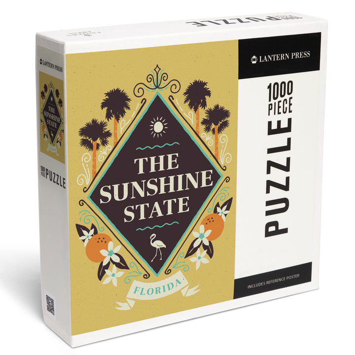 Florida, State Motto Crest, State Series, Jigsaw Puzzle