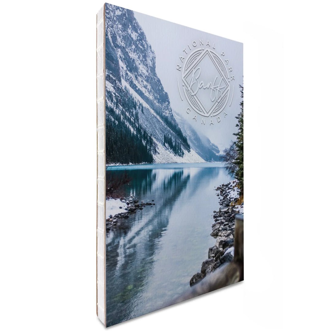 Lined 6x9 Journal, Banff National Park, Canada, Lake Louise, Photography, Lay Flat, 193 Pages, FSC paper