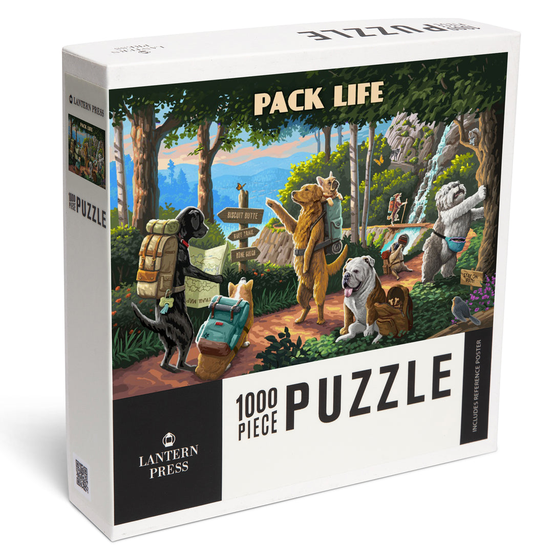 Pack Life – Hiking Dogs Camping Adventure, 1000 Piece Jigsaw Puzzle