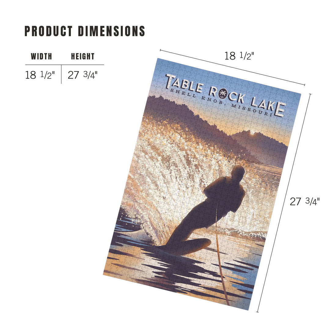 Shell Knob, Missouri, Table Rock Lake, Lean Into Adventure, 1000 Piece Jigsaw Puzzle