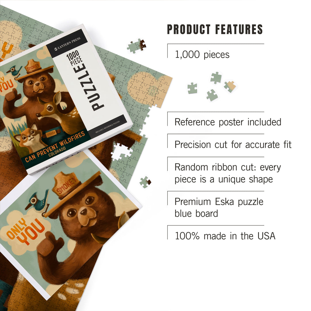 Colorado Smokey Bear and Friends Only You, Jigsaw Puzzle