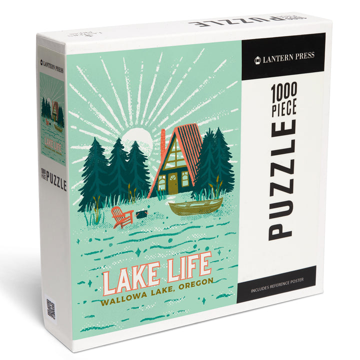 Wallowa Lake, Oregon, Lake Life Series, Lake Life, 1000 Piece Jigsaw Puzzle