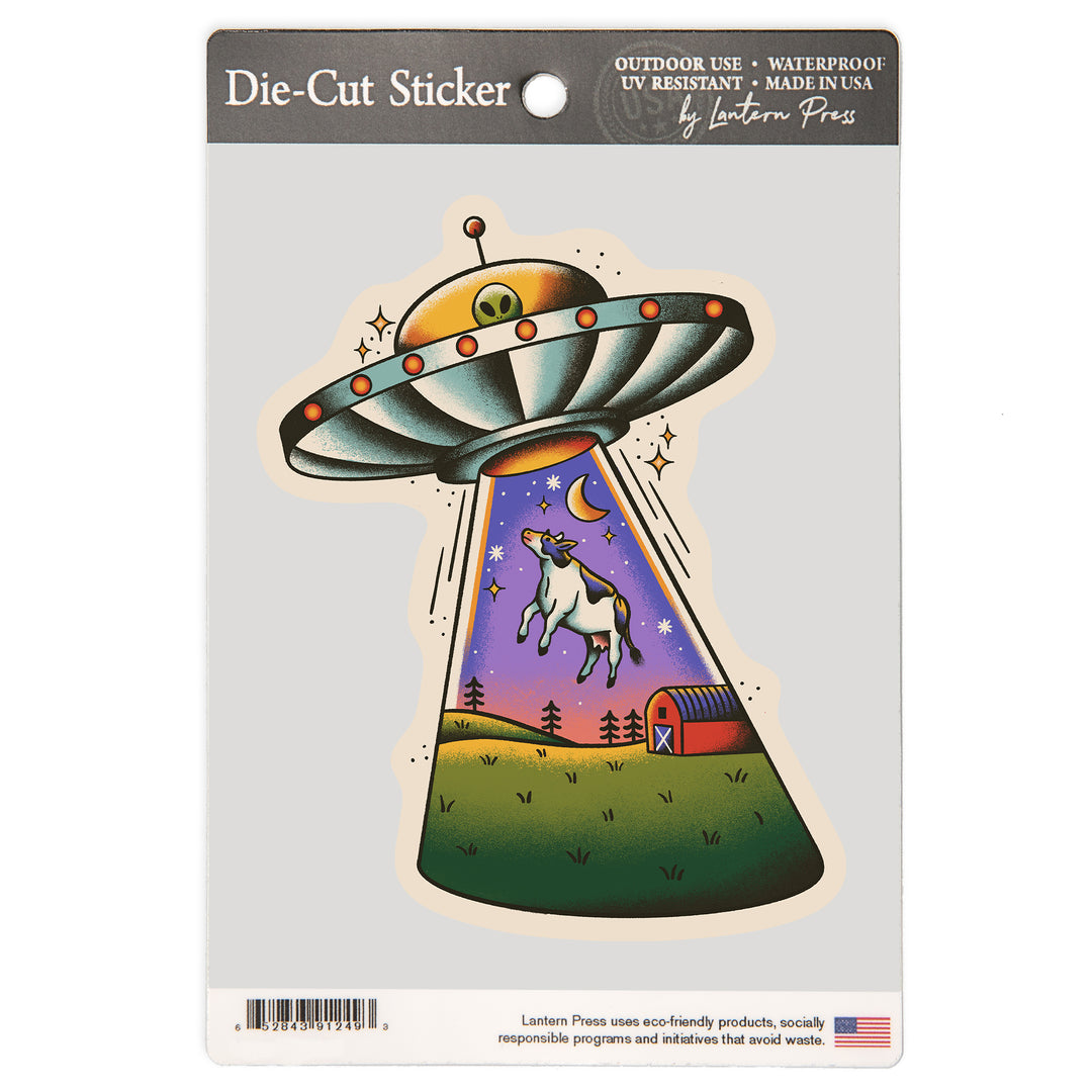 American Traditional, Alien, Vinyl Sticker