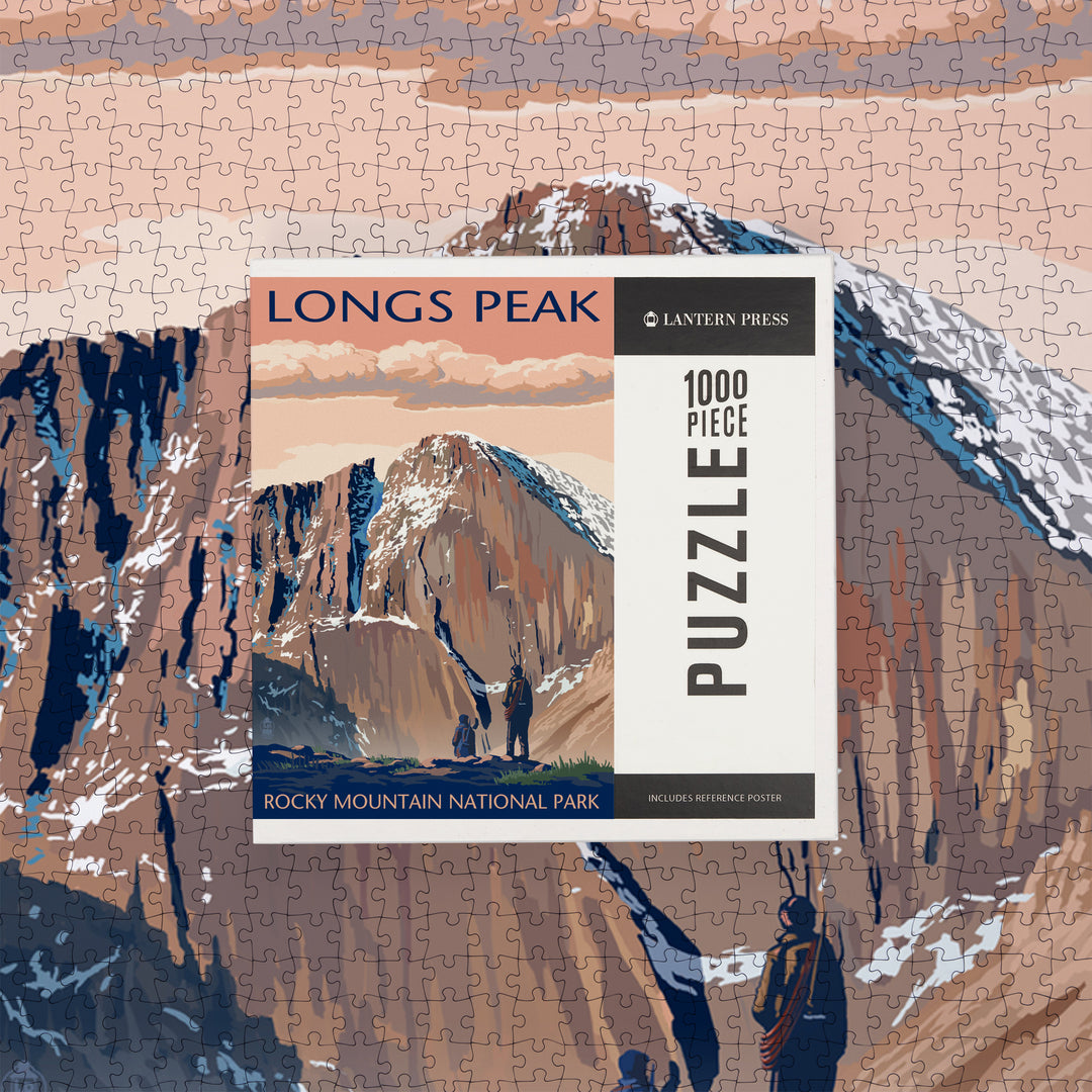 Rocky Mountain National Park, Colorado, Longs Peak, Jigsaw Puzzle