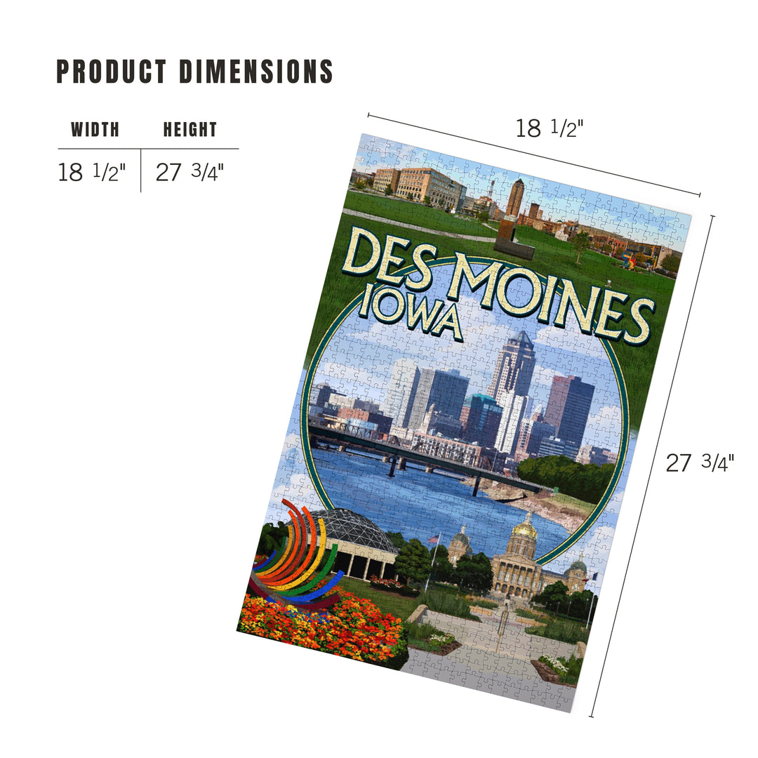 Des Moines, Iowa, Montage Scenes, Jigsaw Puzzle