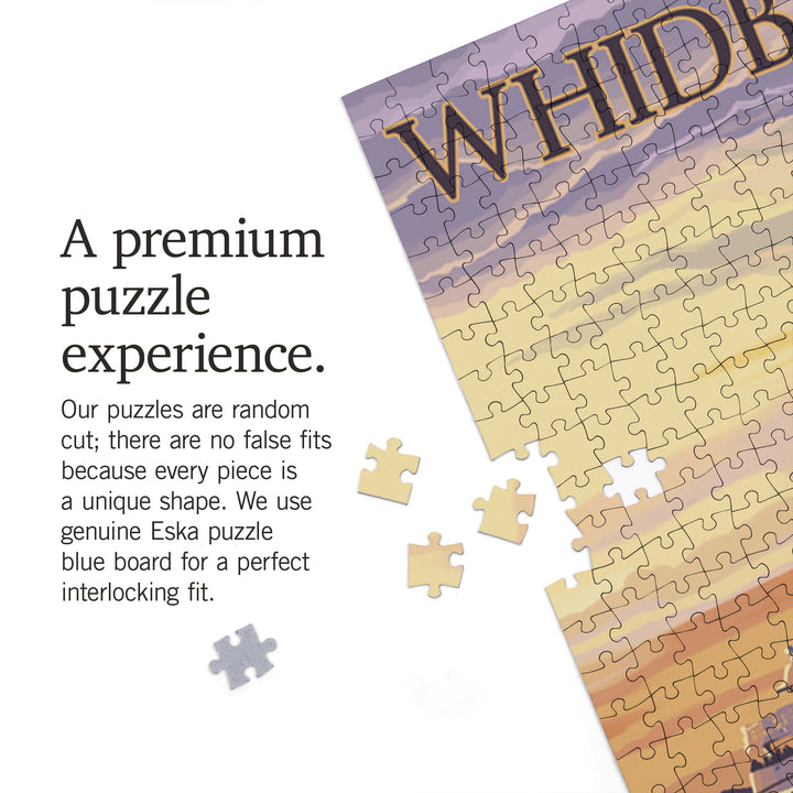 Whidbey Island, Washington, Ferry Sunset and Gull, 1000 Piece Jigsaw Puzzle